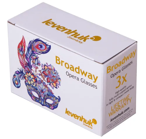 картинка театрален бинокъл Levenhuk Broadway 325C с верижка,  13