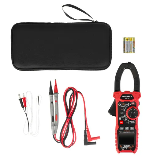 картинка цифрови амперметър клещи Ermenrich Ping MK70,  9