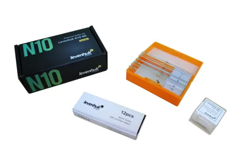 картинка комплект подготвени проби Levenhuk N10 NG,  2