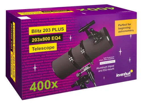 снимка телескоп Levenhuk Blitz 203 PLUS,  12