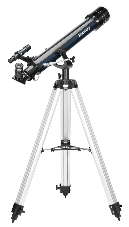 картинка телескоп Levenhuk Discovery Spark 707 AZ с книга,  7