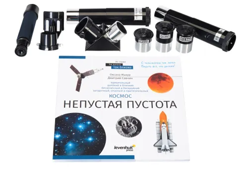 фотография телескоп Levenhuk Discovery Spark Travel 60 с книга,  5