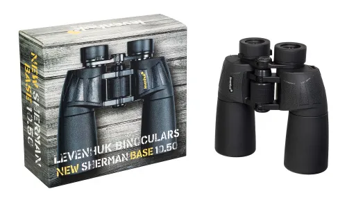 картинка бинокъл Levenhuk New Sherman BASE 10x50,  5