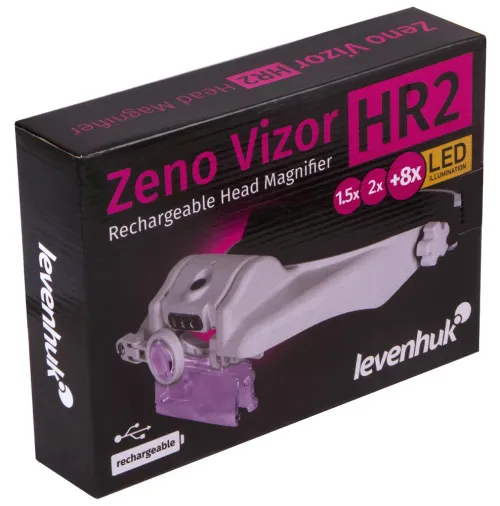 изображение лупа за глава с акумулатор Levenhuk Zeno Vizor HR2,  10