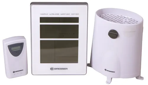 изображение метеорологична станция Bresser RC, бяла,  8