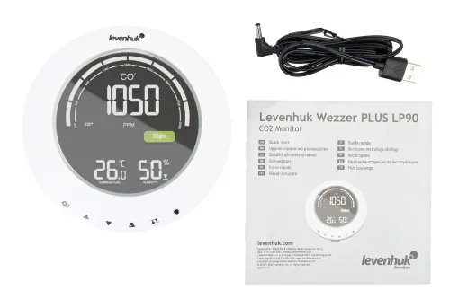 снимка cO₂ монитор Levenhuk Wezzer PLUS LP90,  3