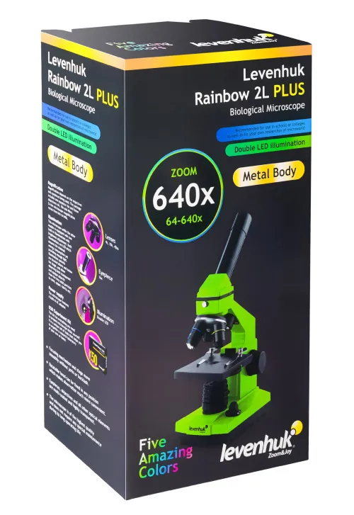 фотография микроскоп Levenhuk Rainbow 2L PLUS,  14