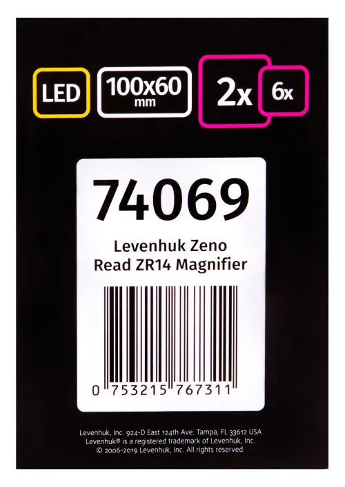 изображение лупа Levenhuk Zeno Read ZR14,  14