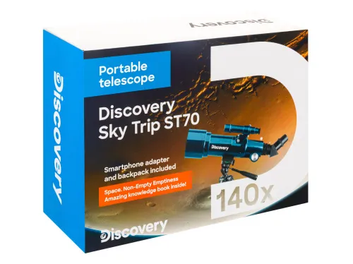 картинка телескоп Levenhuk Discovery Sky Trip ST70 с книга,  16