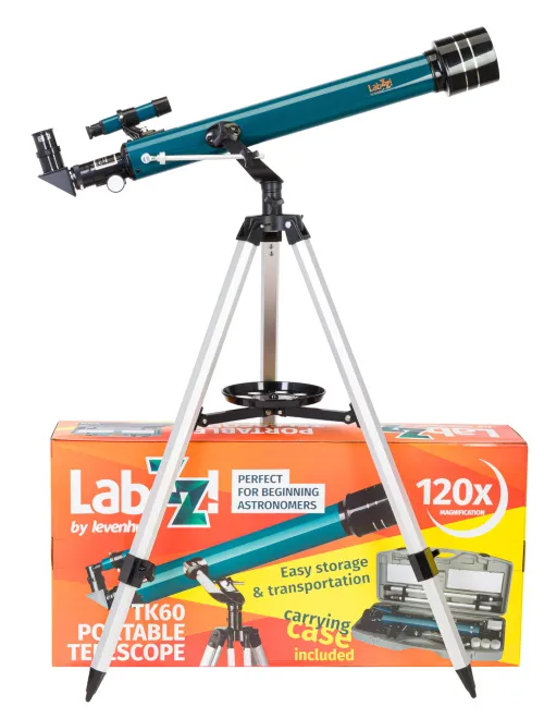 картина телескоп Levenhuk LabZZ TK60 с кутия,  2