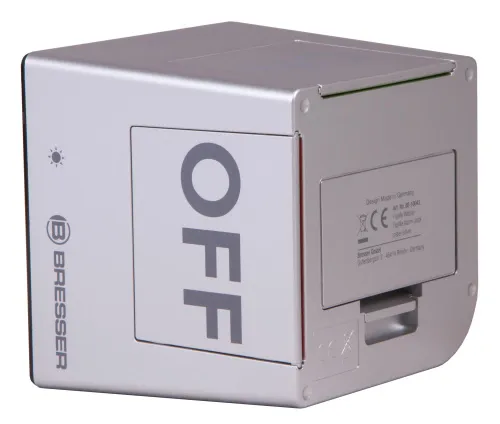 картинка настолен будилник Bresser FlipMe Alarm Clock, сребрист,  7