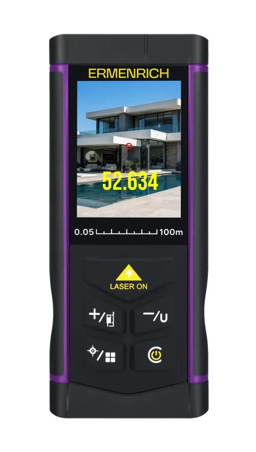 изображение лазерен измерител Ermenrich PRO LR100, с камера,  4