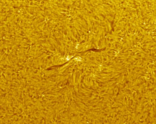 снимка соларен телескоп Coronado SolarMax III 90 mm със система RichView и BF30,  8