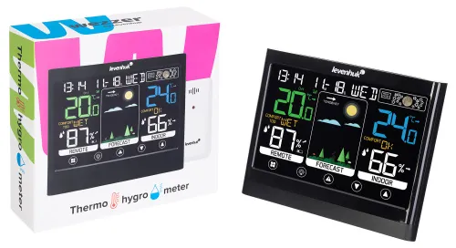 изображение термохигрометър Levenhuk Wezzer Teo TH50,  3