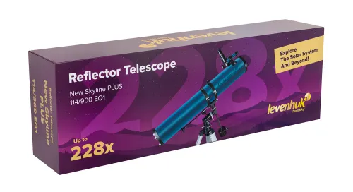 картина телескоп Levenhuk New Skyline PLUS 114/900 EQ1,  13