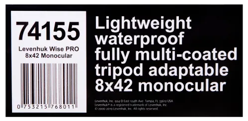 изображение монокъл Levenhuk Wise PRO 8x42,  14