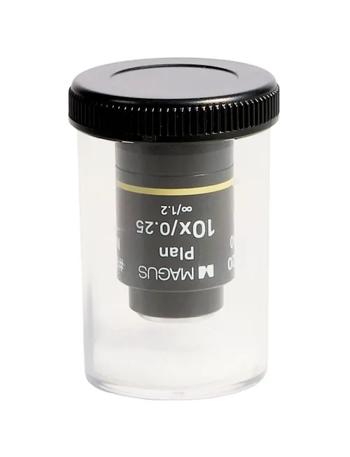 картинка обектив MAGUS 10PL60V Plan 10х/0,25 ∞/1,2 H 60 mm,  5