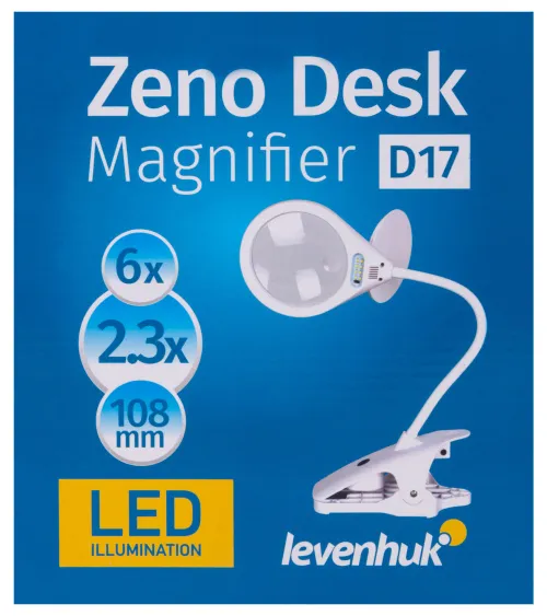 снимка лупа Levenhuk Zeno Desk D17,  12