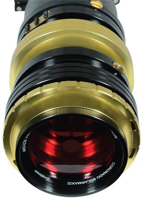 снимка двоен соларен телескоп Coronado SolarMax III 90 mm със система RichView и BF30,  7