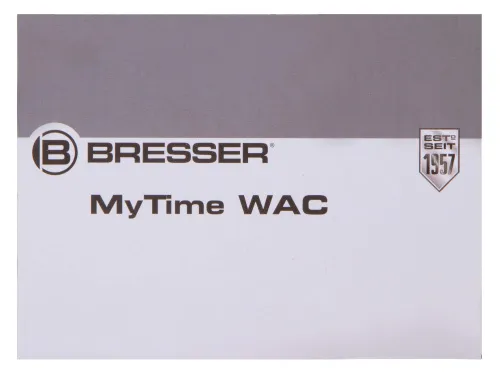 фотография настолен будилник Bresser MyTime WAC, черен,  15