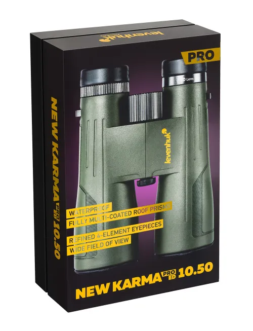 снимка бинокъл Levenhuk New Karma PRO ED 10x50,  13