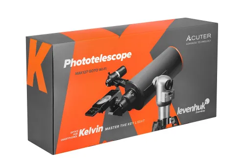 картина фототелескоп Levenhuk Kelvin MAK127 AZ GOTO Wi-Fi,  16