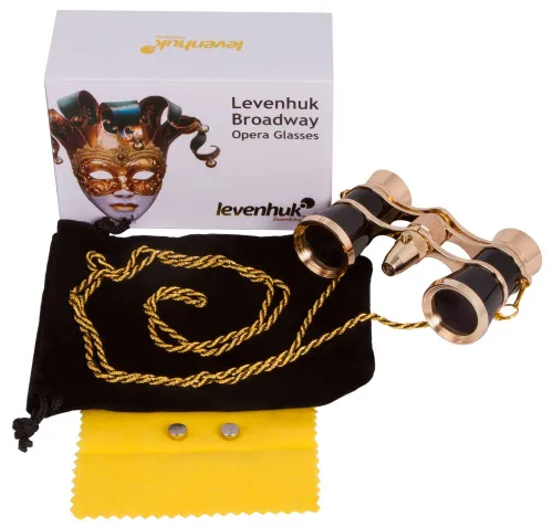 картина театрален бинокъл Levenhuk Broadway 325F (със светодиодна светлина и верижка),  2