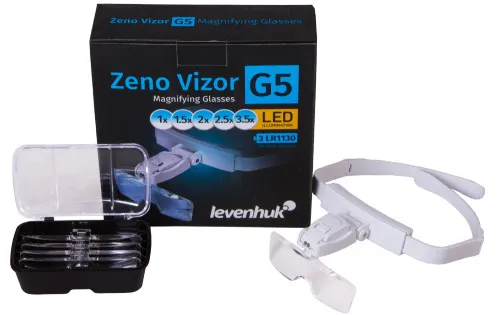 картина увеличителни очила Levenhuk Zeno Vizor G5,  2