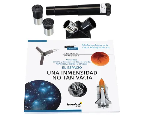 снимка телескоп Levenhuk Discovery Spark Travel 50 с книга,  5