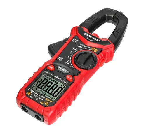 фотография цифрови амперметър клещи Ermenrich Ping MK20,  4