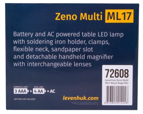 картина черна лупа Levenhuk Zeno Multi ML17,  14