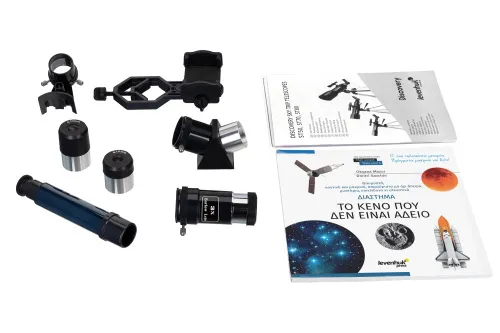 картинка телескоп Levenhuk Discovery Sky Trip ST70 с книга,  4