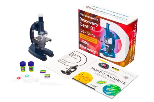 фотография микроскоп Levenhuk Discovery Centi 01 с книга,  2