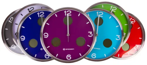 картина стенен часовник термо/хигро Bresser Bresser Optus MyTime Bresser MyTime io NX 30 cm, бял,  11