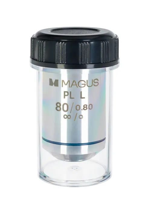 снимка обектив MAGUS 80PLL 80х/0,80 Plan L WD 1,25 mm,  2