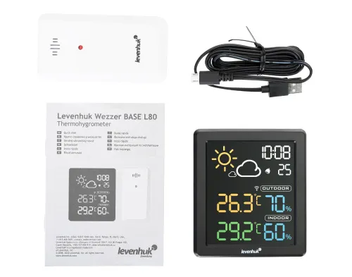 фотография термохигрометър Levenhuk Wezzer BASE L80,  3