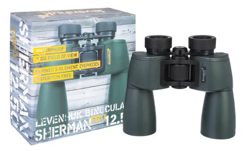 картинка бинокъл Levenhuk Sherman PRO 12x50,  9