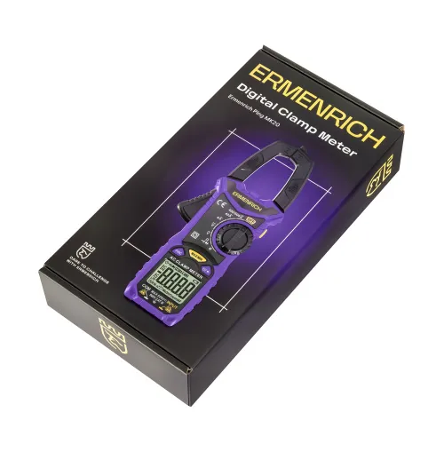 снимка цифрови амперметър клещи Ermenrich Ping MK20,  11