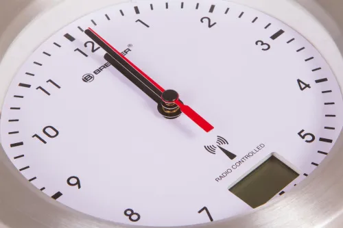 картинка непромокаем стенен часовник Bresser MyTime Bath, бял,  4