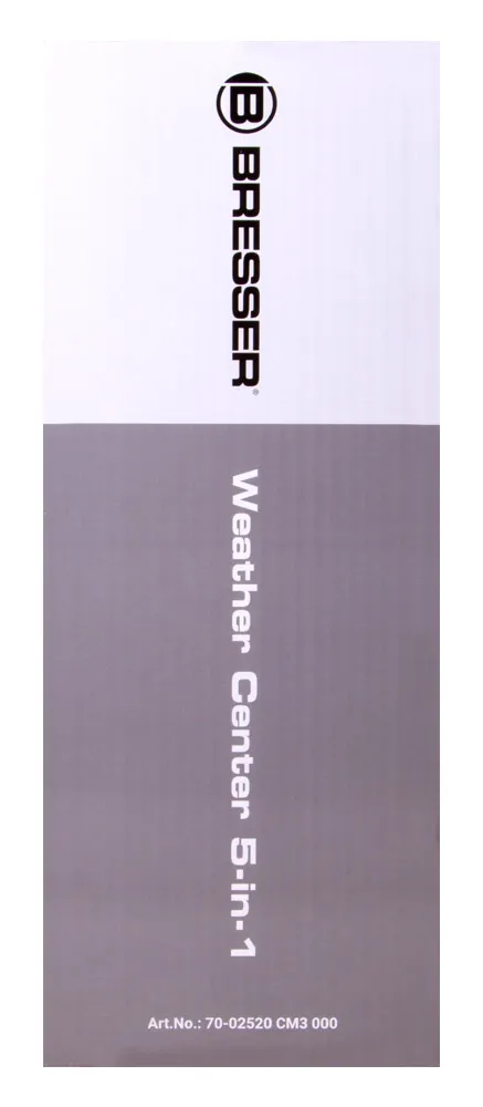 картинка метеорологична станция Bresser 5-в-1 с цветен дисплей, черна,  16