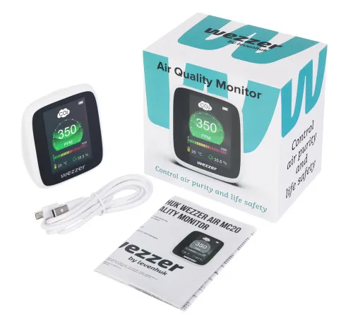 изображение монитор за качество на въздуха Levenhuk Wezzer Air MC20,  2