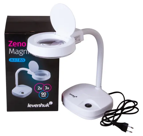 фотография лупа Levenhuk Zeno Lamp ZL3 LUM,  2