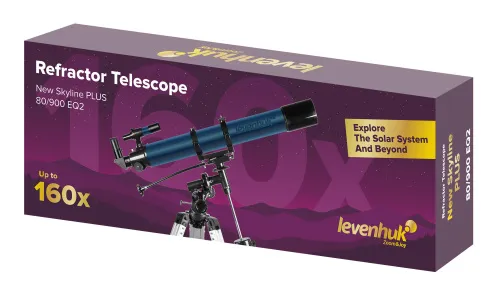 снимка телескоп Levenhuk New Skyline PLUS 80/900 EQ2,  2