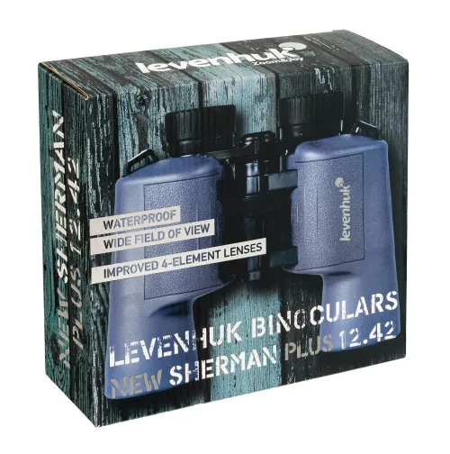 фотография бинокъл Levenhuk New Sherman PLUS 12x42,  13