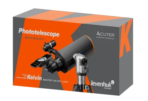 картина фототелескоп Levenhuk Kelvin MAK127 AZ GOTO Wi-Fi,  10