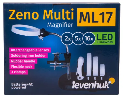 картина черна лупа Levenhuk Zeno Multi ML17,  13