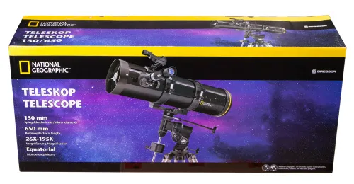 изображение телескоп Bresser National Geographic 130/650 EQ,  8