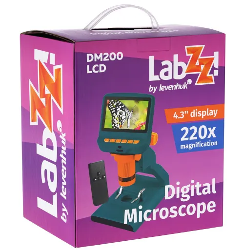 картина цифров микроскоп Levenhuk LabZZ DM200 LCD,  14
