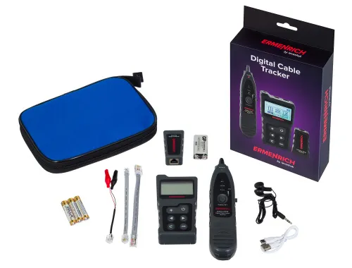 снимка цифров търсач за кабели Ermenrich NetGeeks NP40,  2