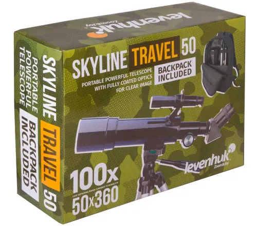 снимка телескоп Levenhuk Skyline Travel 50,  15